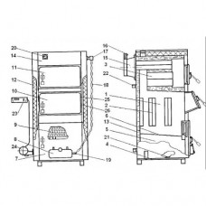 Твердотопливный котел Корди АОТВ 12М
