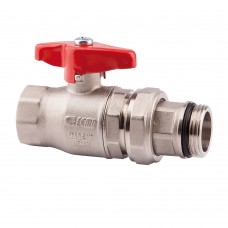 Шаровой кран с кольцевой прокладкой на патрубке со стороны коллектора ICMA арт.215