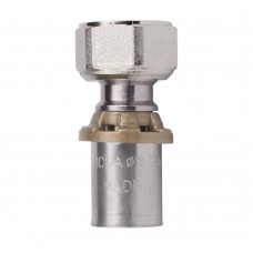 Пресс-фитинг SEMPITER® c вращающейся гайкой для подключения к коллекторам и вентилям. ICMA арт.415