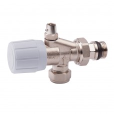 2-х угловой вентиль со встроенным воздухоотводчиком и с возможность установки термоголовки ICMA арт.866