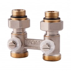 Двухтрубный вентиль для панельного радиатора со встроенной термостатической группой ICMA арт.912