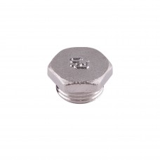 Заглушка 1/2" Н SD Forte хромированная 