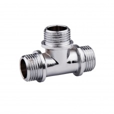 Тройник 1/2"Нх1/2"Нх1/2"Н SD Forte хромированный
