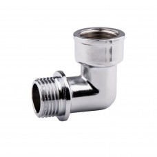 Уголок 1/2"В х 1/2"Н SD Forte хромированный