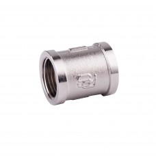 Муфта 1/2"В х 1/2"В SD Forte никелированная