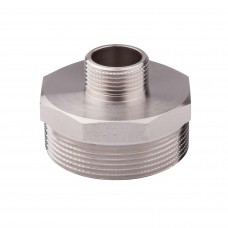 Нипель 1 1/2"Н х 3/4"Н SD Forte никелированный