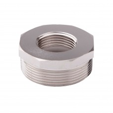 Футорка 1"Н х 1/2"В SD Forte никелированная