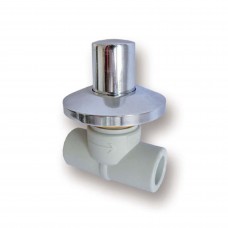 Вентель под Штукатур. Проход. с крышк. 20 Ek